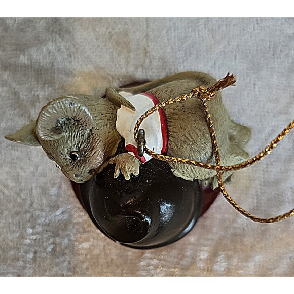 Forget Me Not American Greetings A Chocolatey Christmas Ornament Mouse 1992‎ - Picture 5 of 5